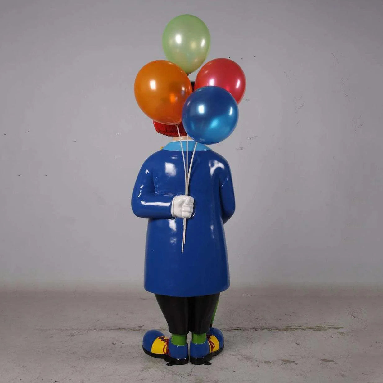 Clown With Balloons Statue