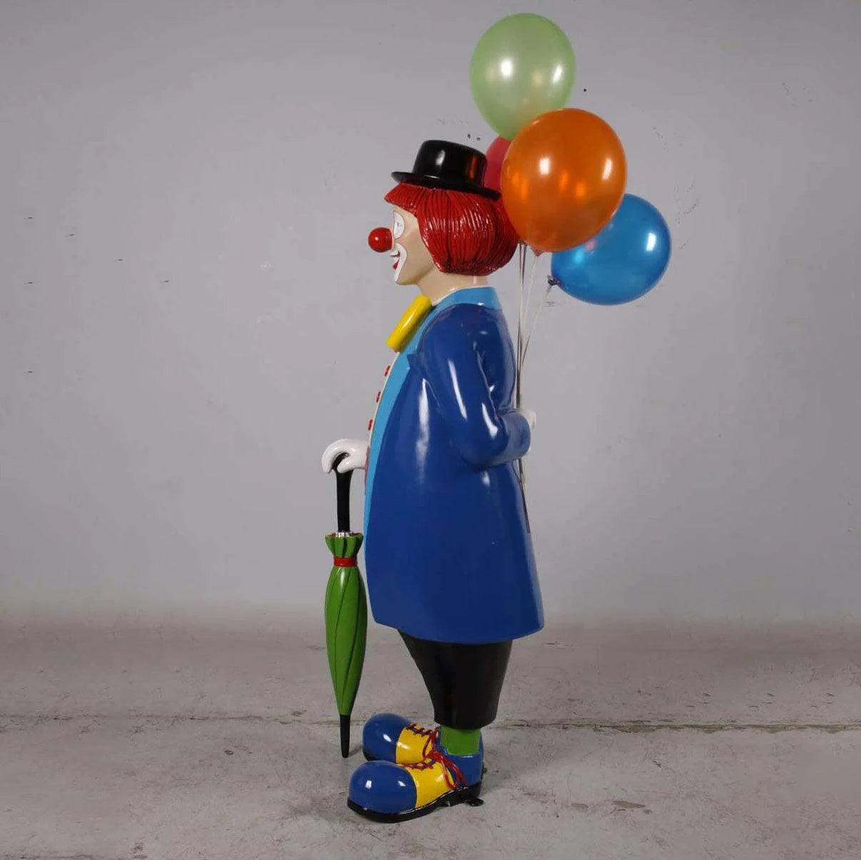 Clown With Balloons Statue