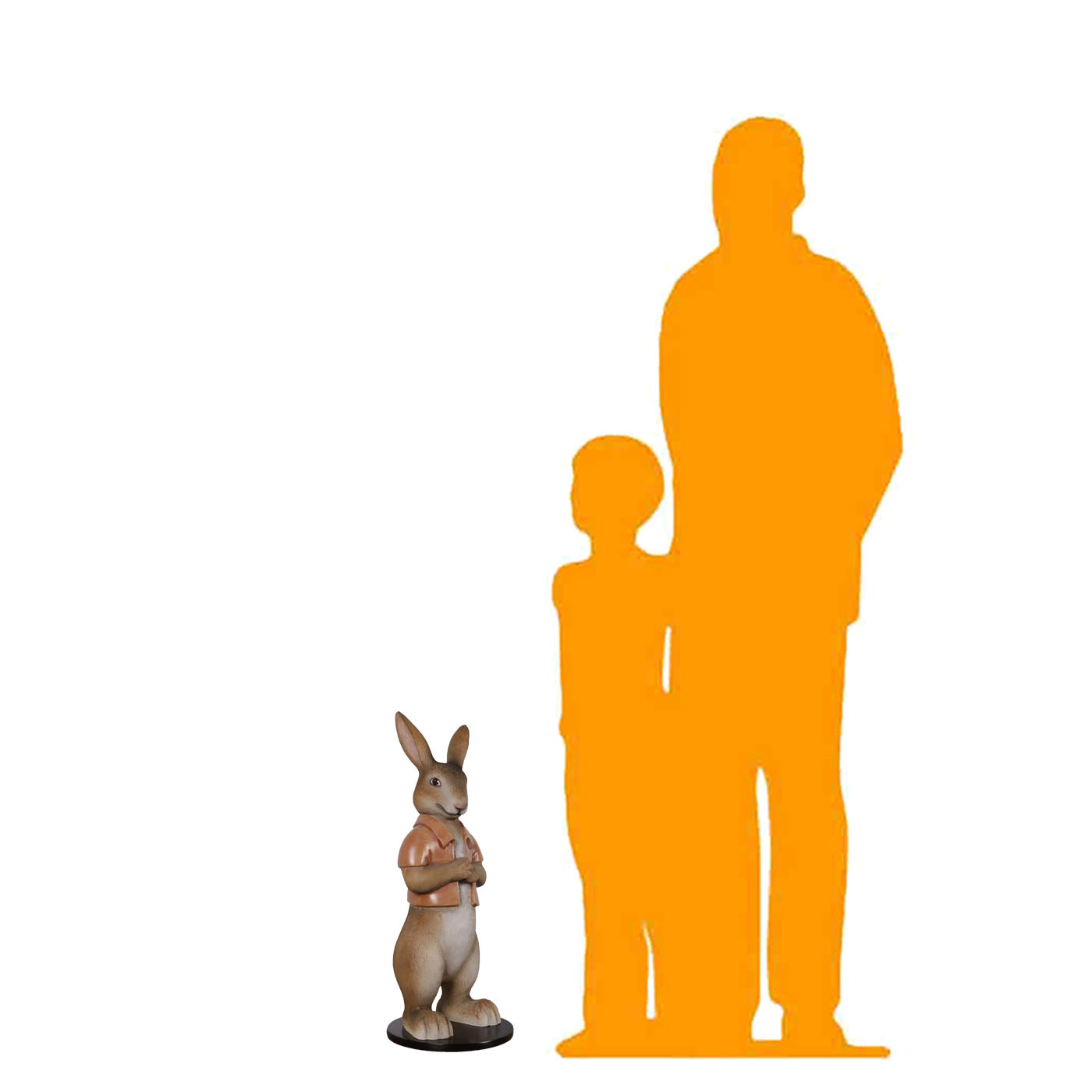 Rob The Rabbit With Shirt Statue