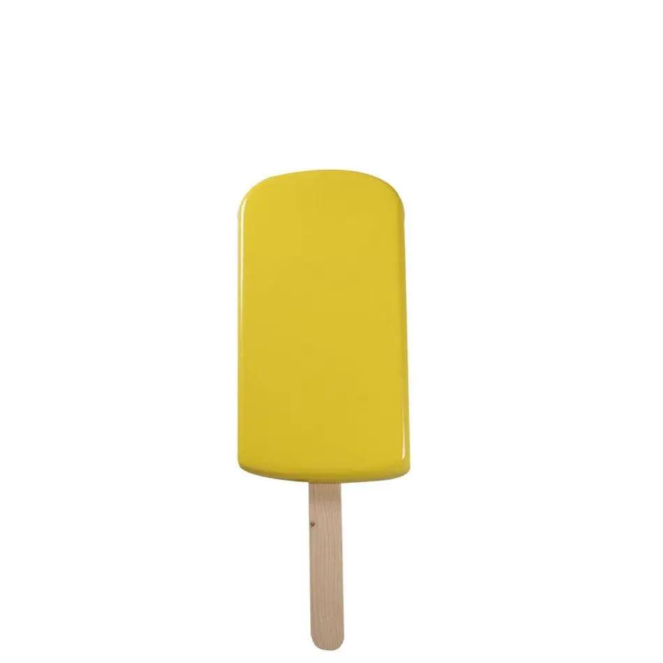 Small Hanging Yellow Ice Cream Popsicle Statue - LM Treasures Prop Rentals
