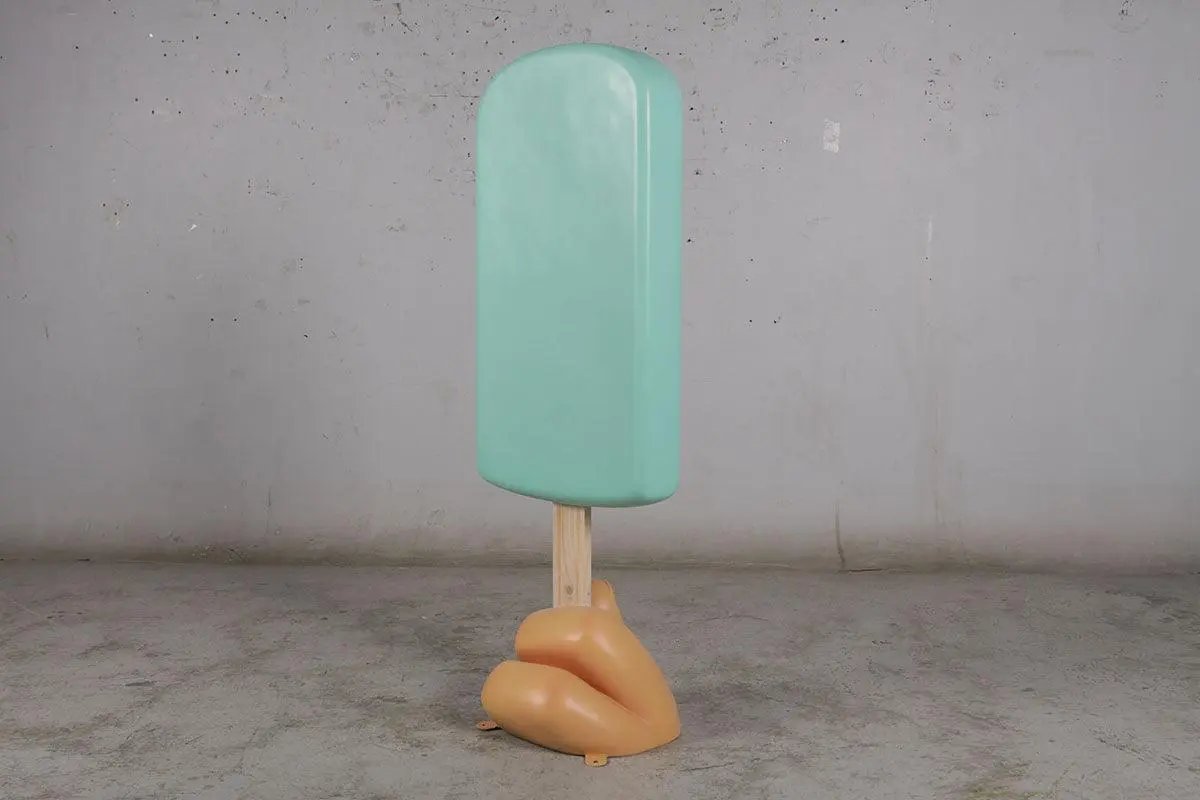 Mint Green Ice Cream Popsicle Statue R0340MG-180230-H