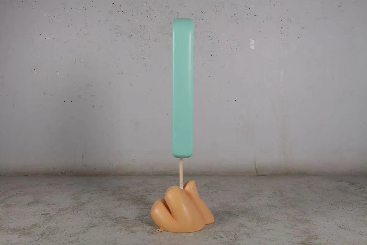 Mint Green Ice Cream Popsicle Statue R0340MG-180230-H