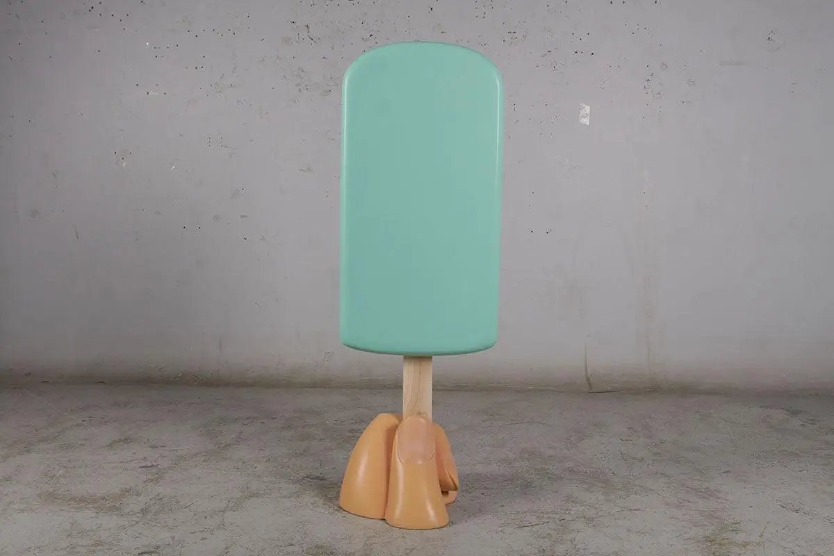 Mint Green Ice Cream Popsicle Statue R0340MG-180230-H