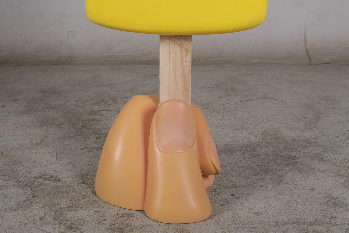 Yellow Ice Cream Popsicle Statue