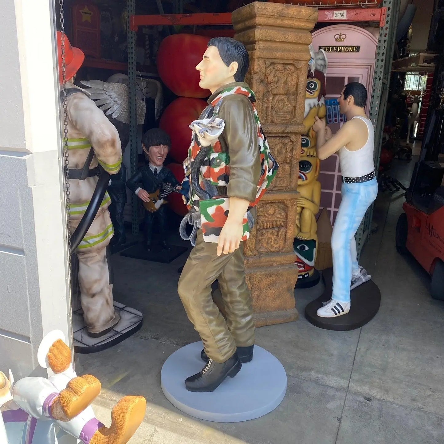 Pilot Life Size Statue LS007-1802-A