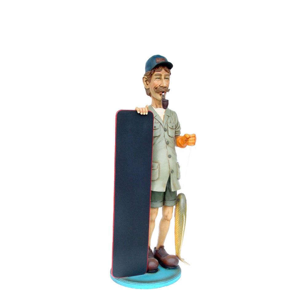 Fisherman With Menu - LM Treasures Prop Rentals