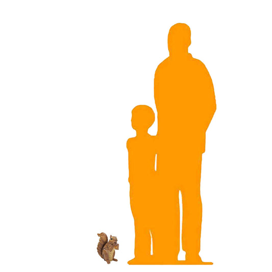 Eating Squirrel Statue