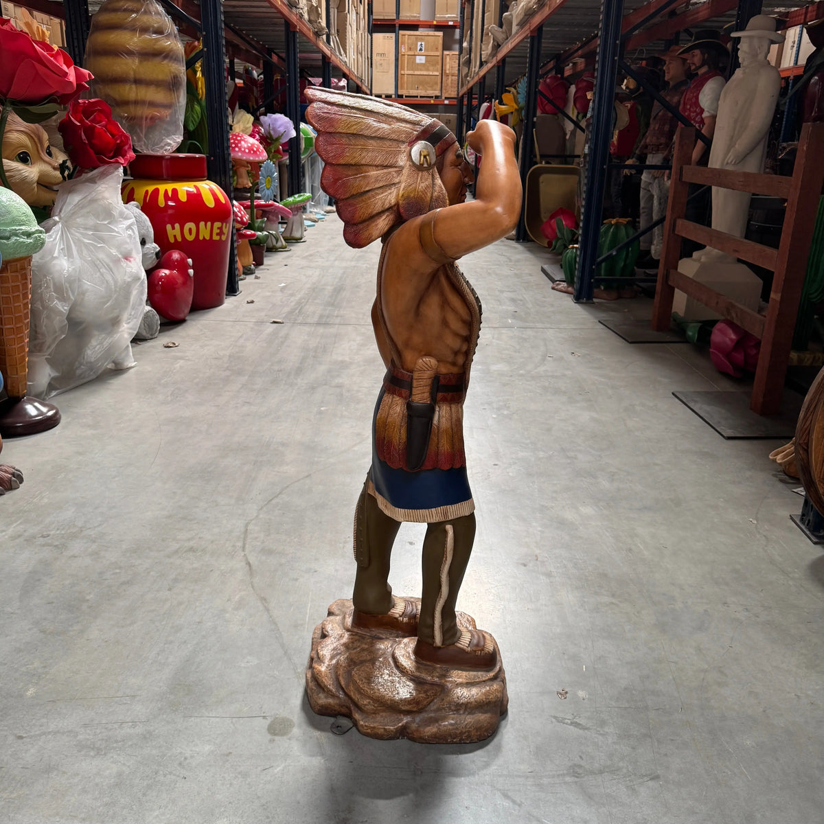 Tobacco Indian Small Statue LS309S-190006-H