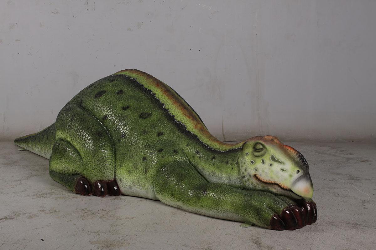 Sleeping Muttaburrasaurus Dinosaur Statue