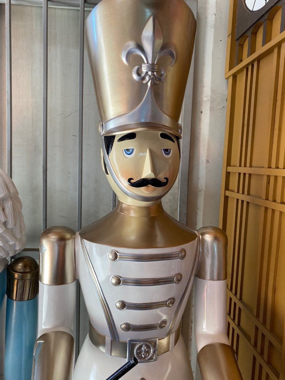 Gold Toy Soldier Drummer Statue