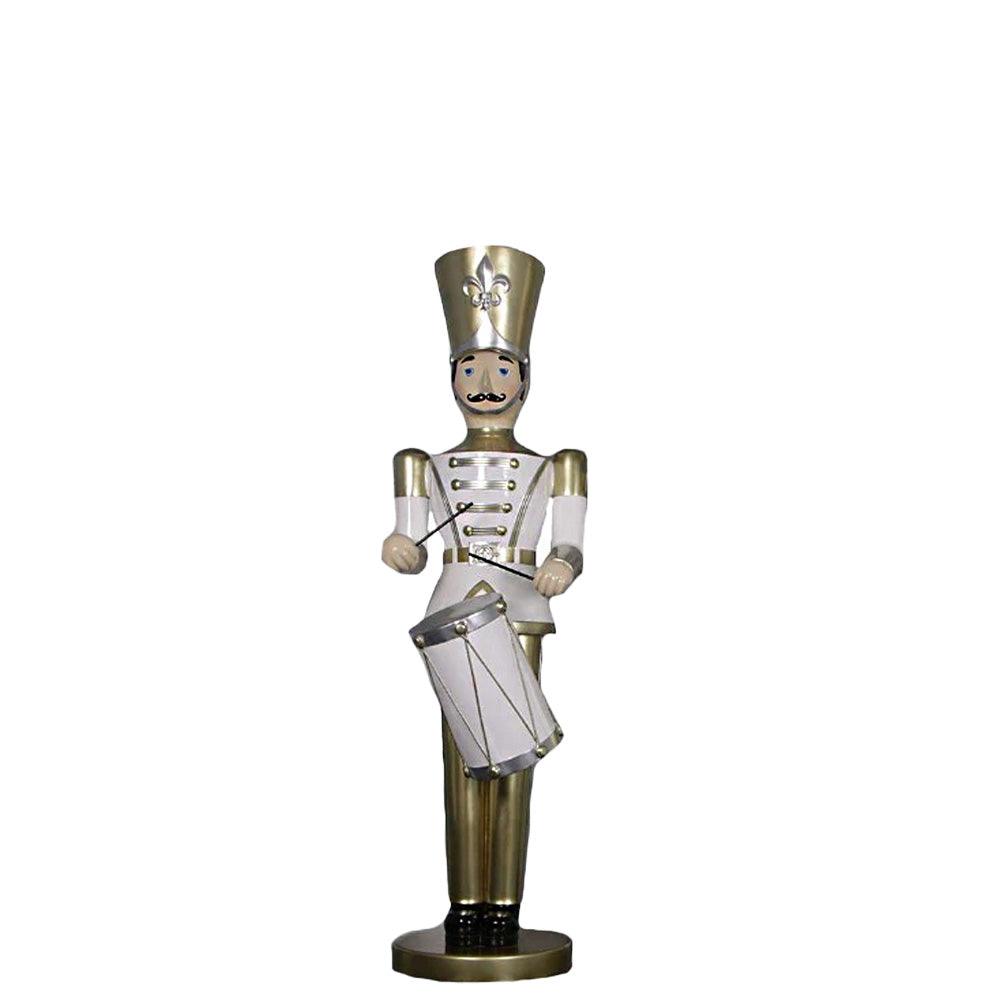 Gold Toy Soldier Drummer Statue - LM Treasures Prop Rentals