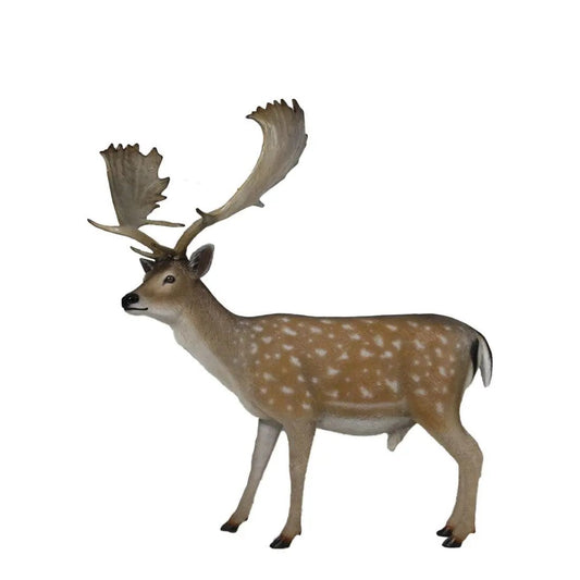 Deer Fallow Buck Life Size Statue - LM Treasures Prop Rentals