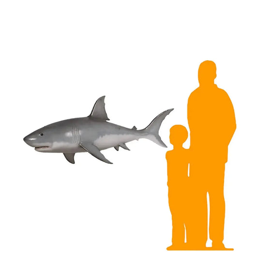 Gray Shark Statue A0758-190019-H