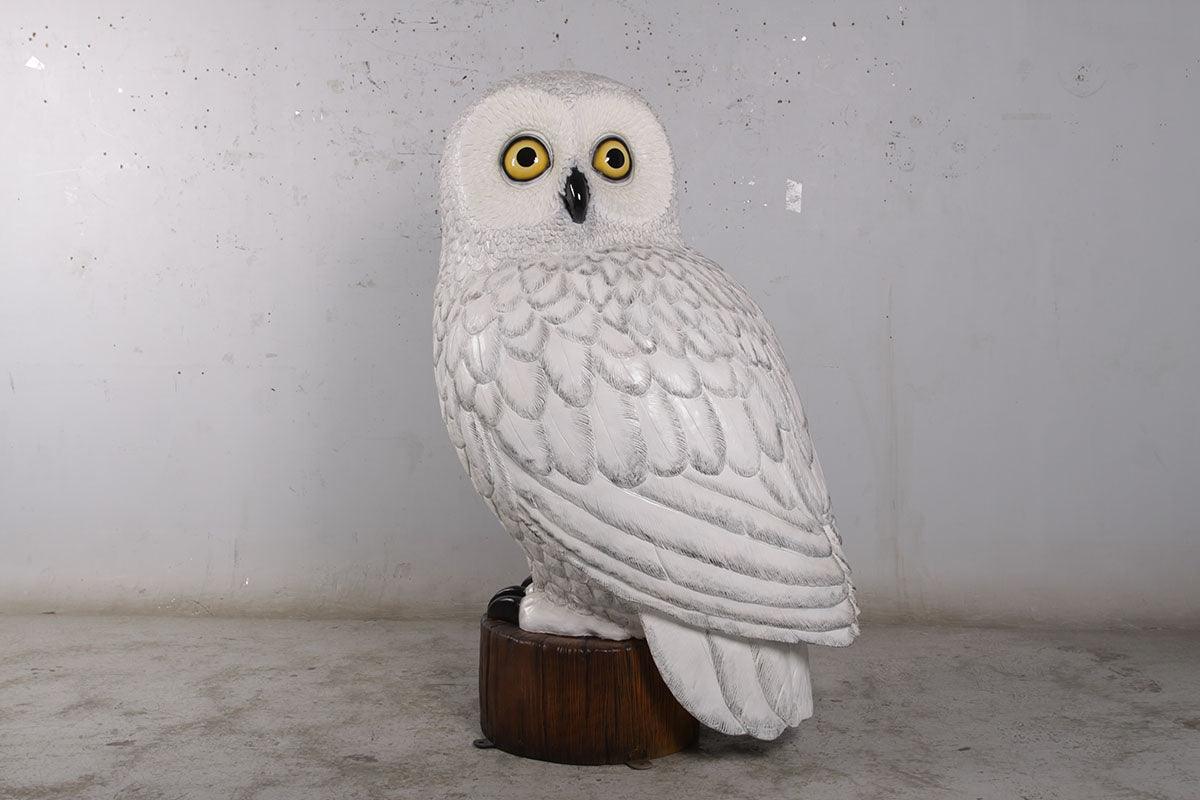 Giant Snow Owl Statue