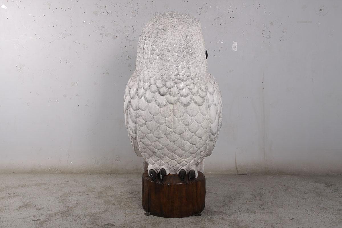 Giant Snow Owl Statue