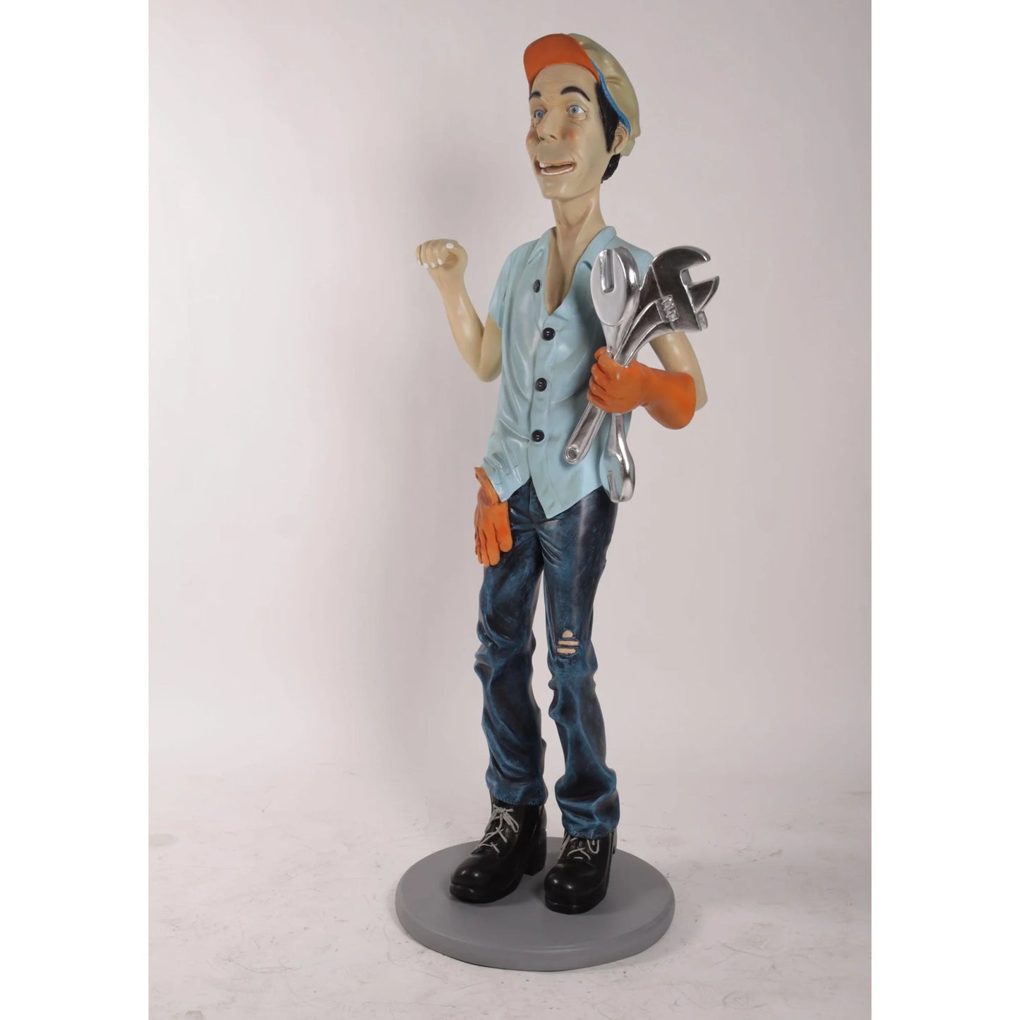Mechanic Life Size Statue