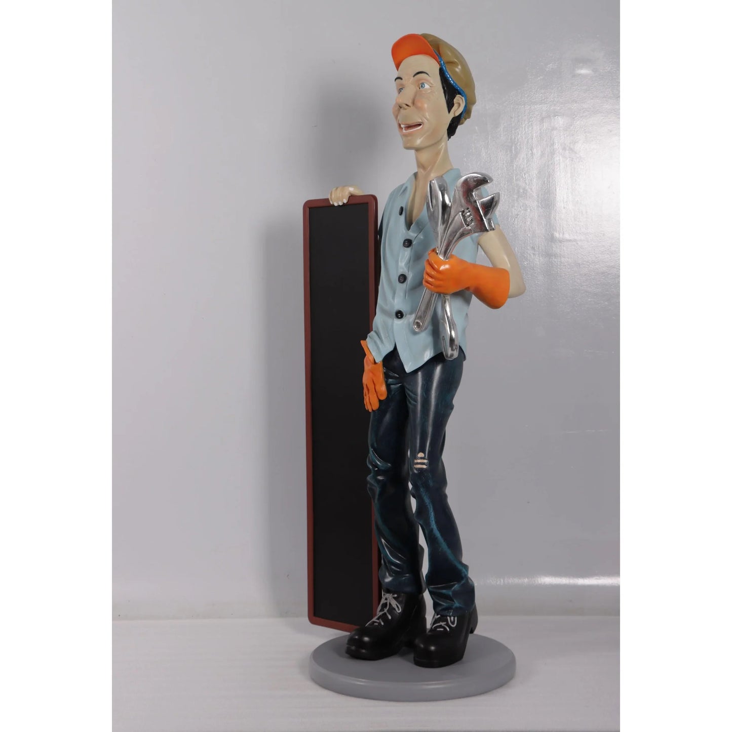 Mechanic Life Size Statue