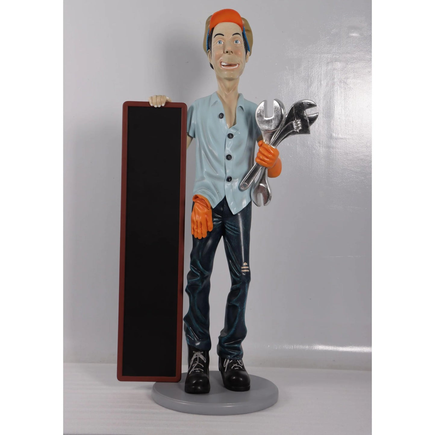 Mechanic Life Size Statue