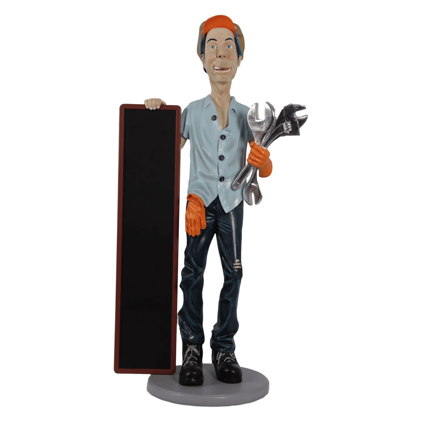 Mechanic Life Size Statue - LM Treasures Prop Rentals