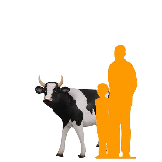Holstein Cow Life Size Statue A0760-190047-H
