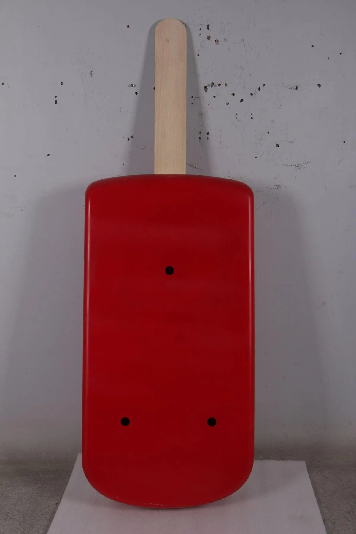 Large Hanging Red Ice Cream Popsicle Statue