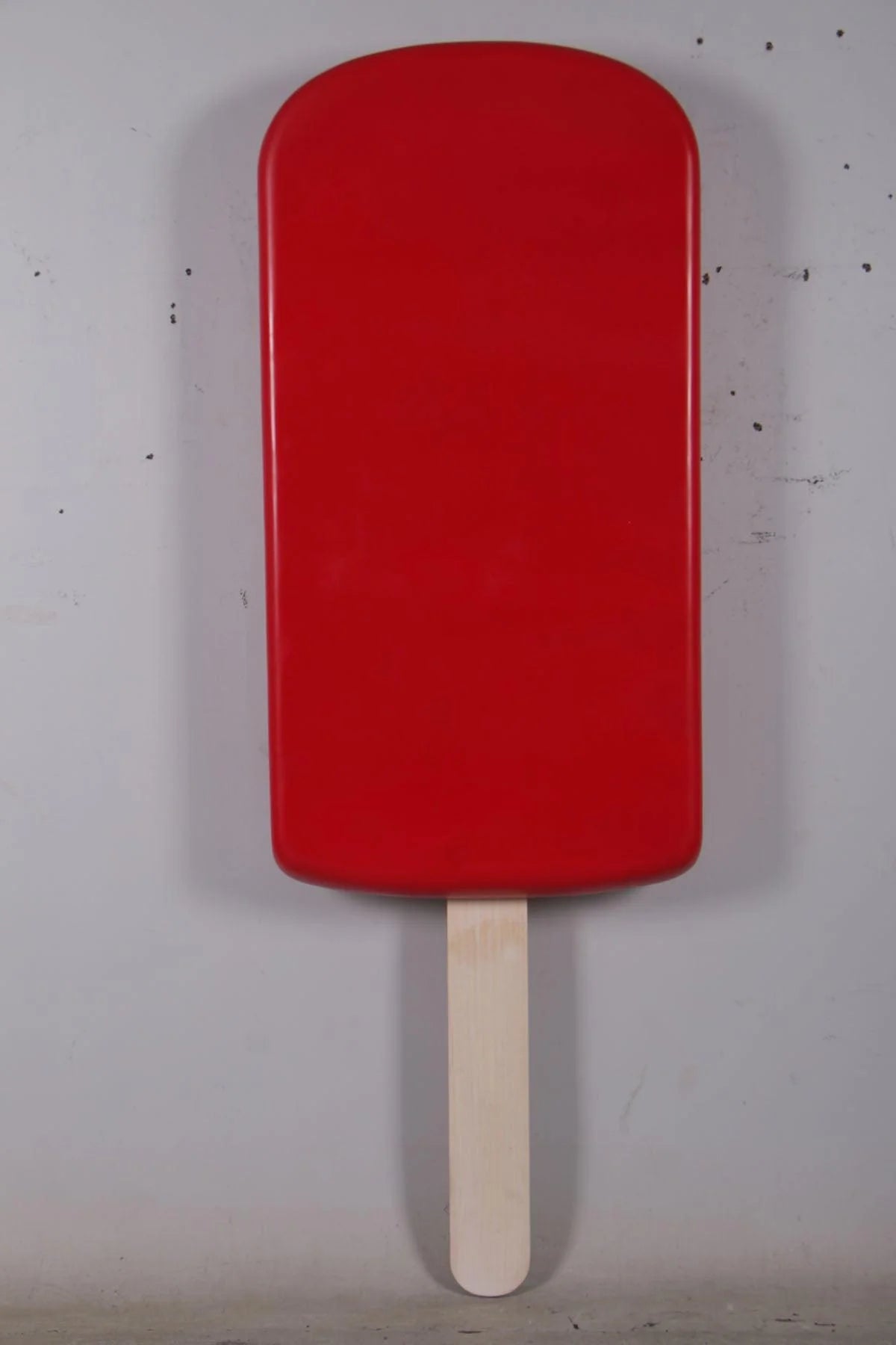 Large Hanging Red Ice Cream Popsicle Statue