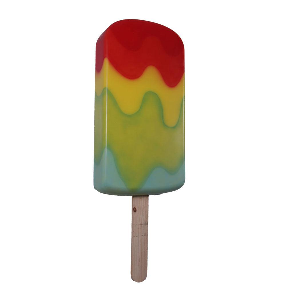 Large Hanging Rainbow Ice Cream Popsicle Statue - LM Treasures Prop Rentals