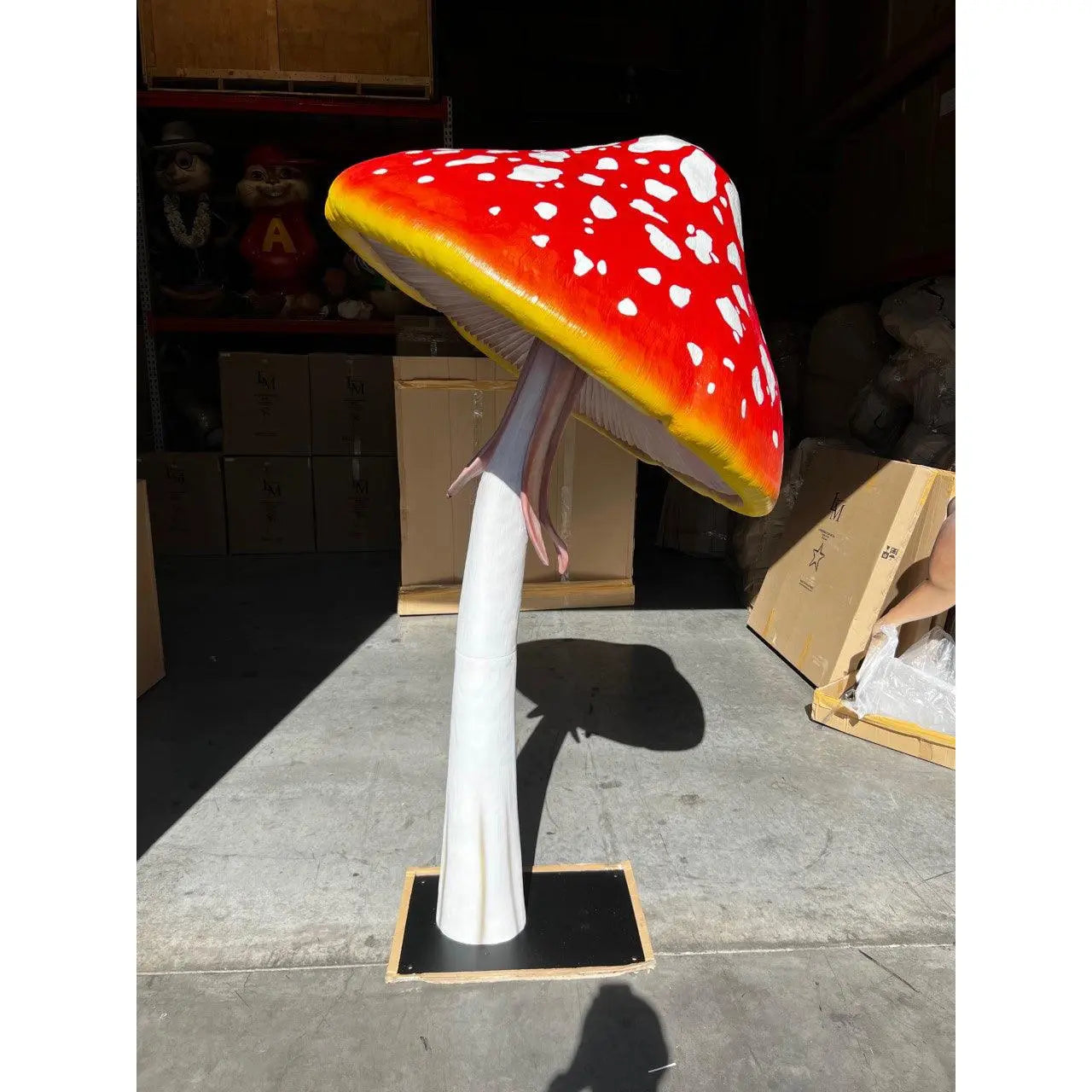 Red Parasol Mushroom Statue M0223-190095-H