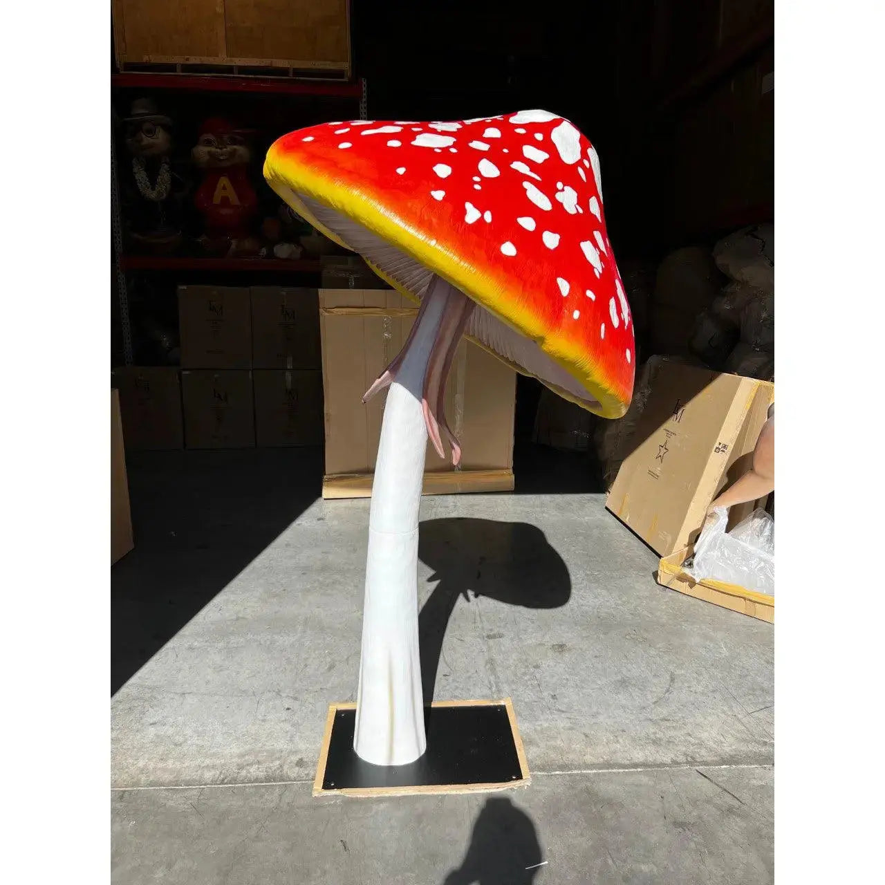 Red Parasol Mushroom Statue M0223-190095-H