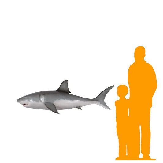 Shark Wall Decor Statue A0762-190108-H