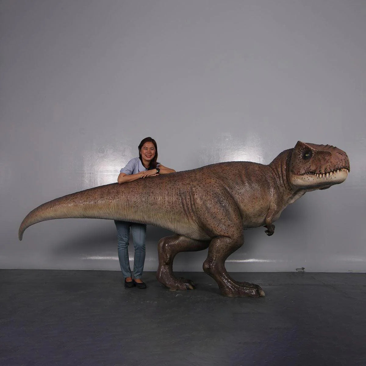 T-Rex Dinosaur Life Size Statue