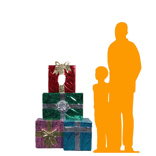 Gift Stack Photo Op Life Size Statue S0153-190147-H