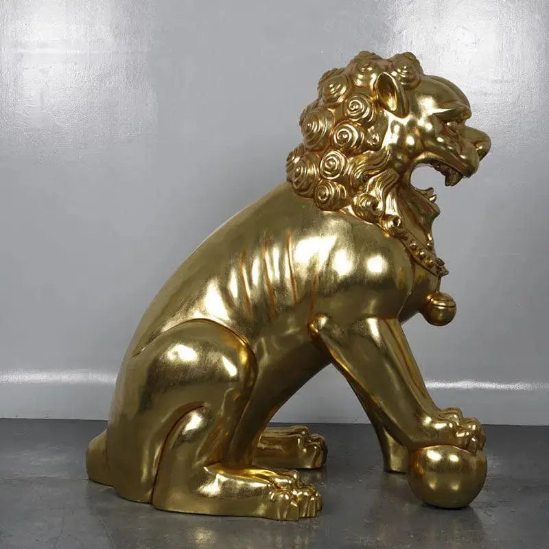 Foo Dog Male Statue A0772-190161-H