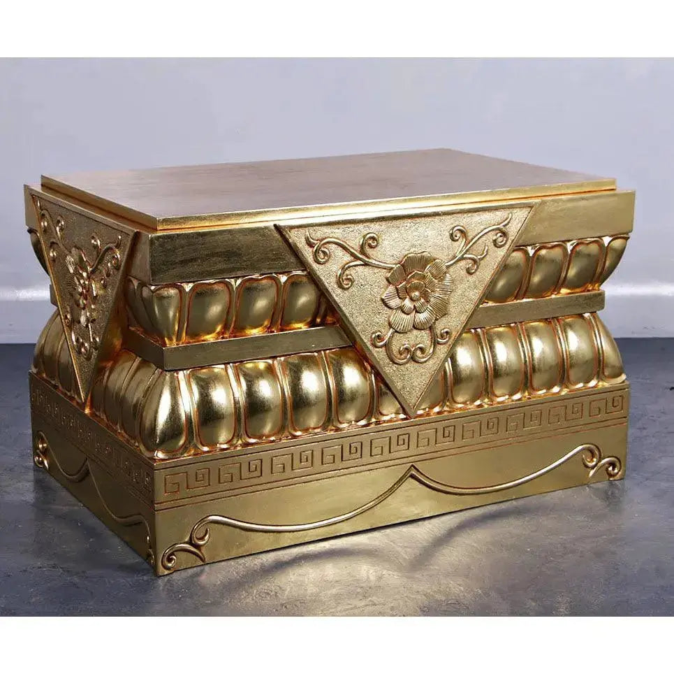 Foo Dog Plinth Base Statue A0772B-190163-H