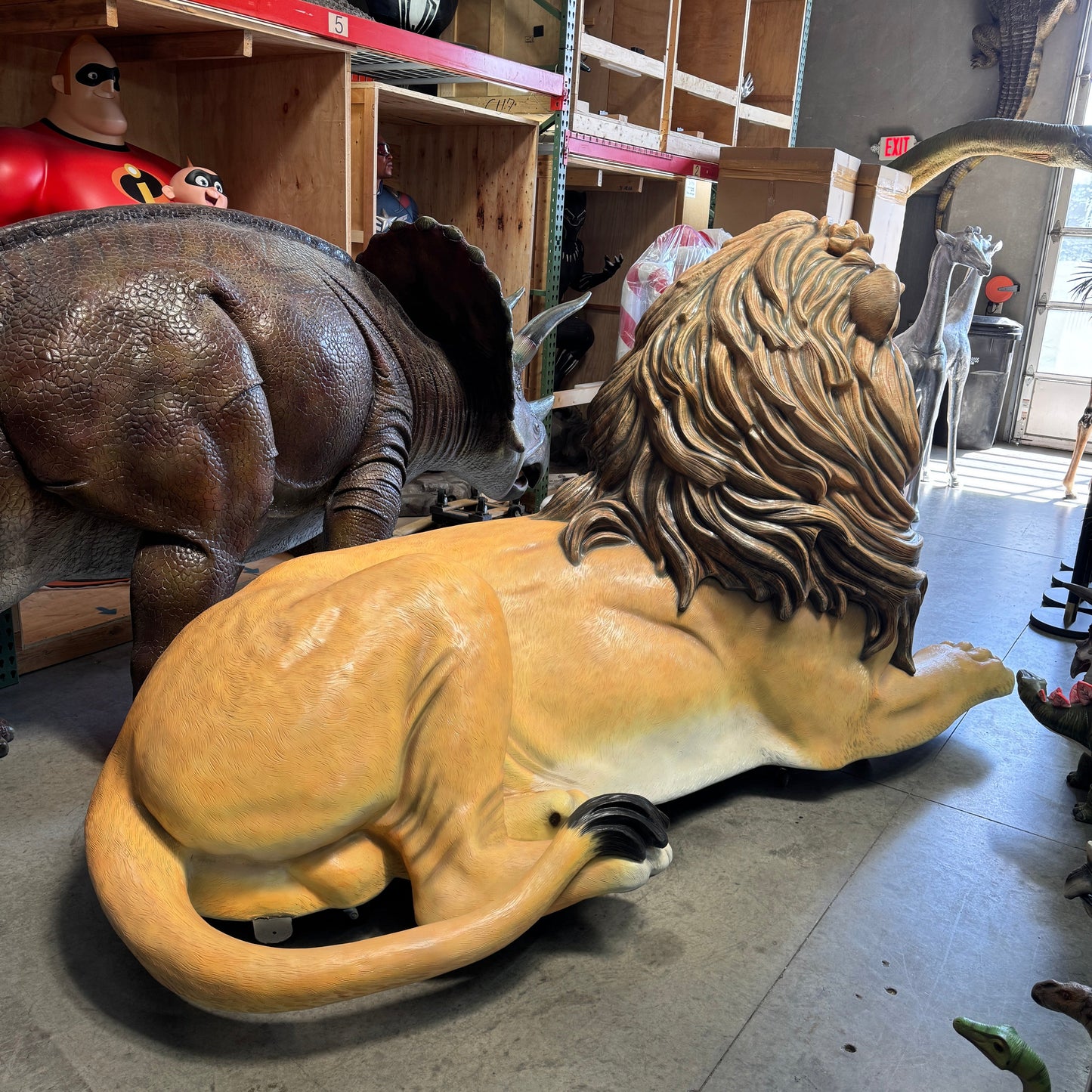 Majestic Castle Lion Statue A0085-190170-H