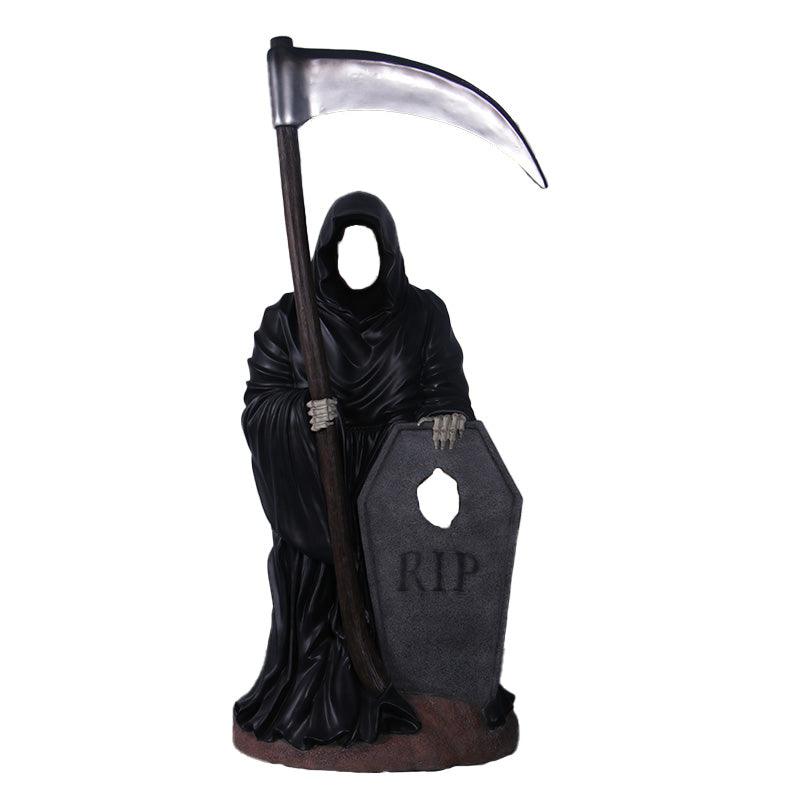 Grim Reaper Photo Op Statue - LM Treasures Prop Rentals
