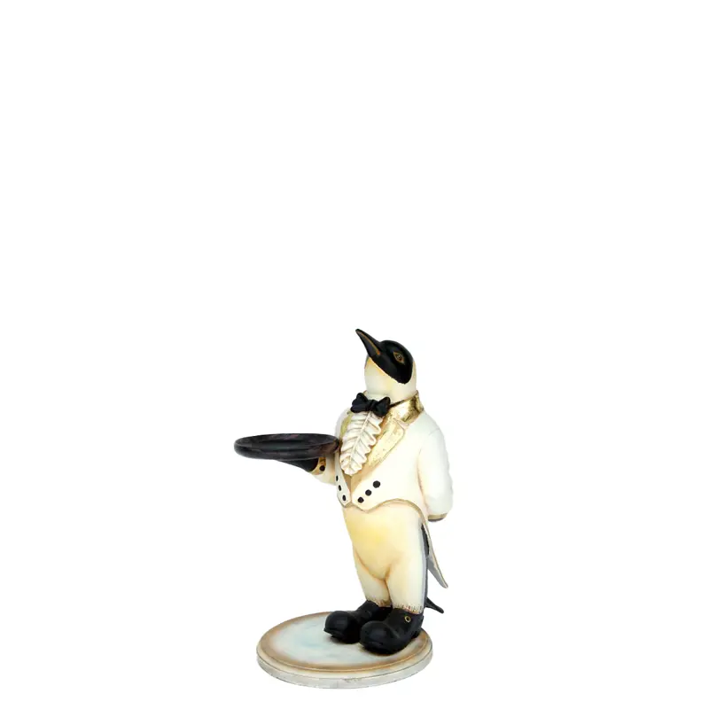 Small Penguin Butler Statue R0230-1947-A