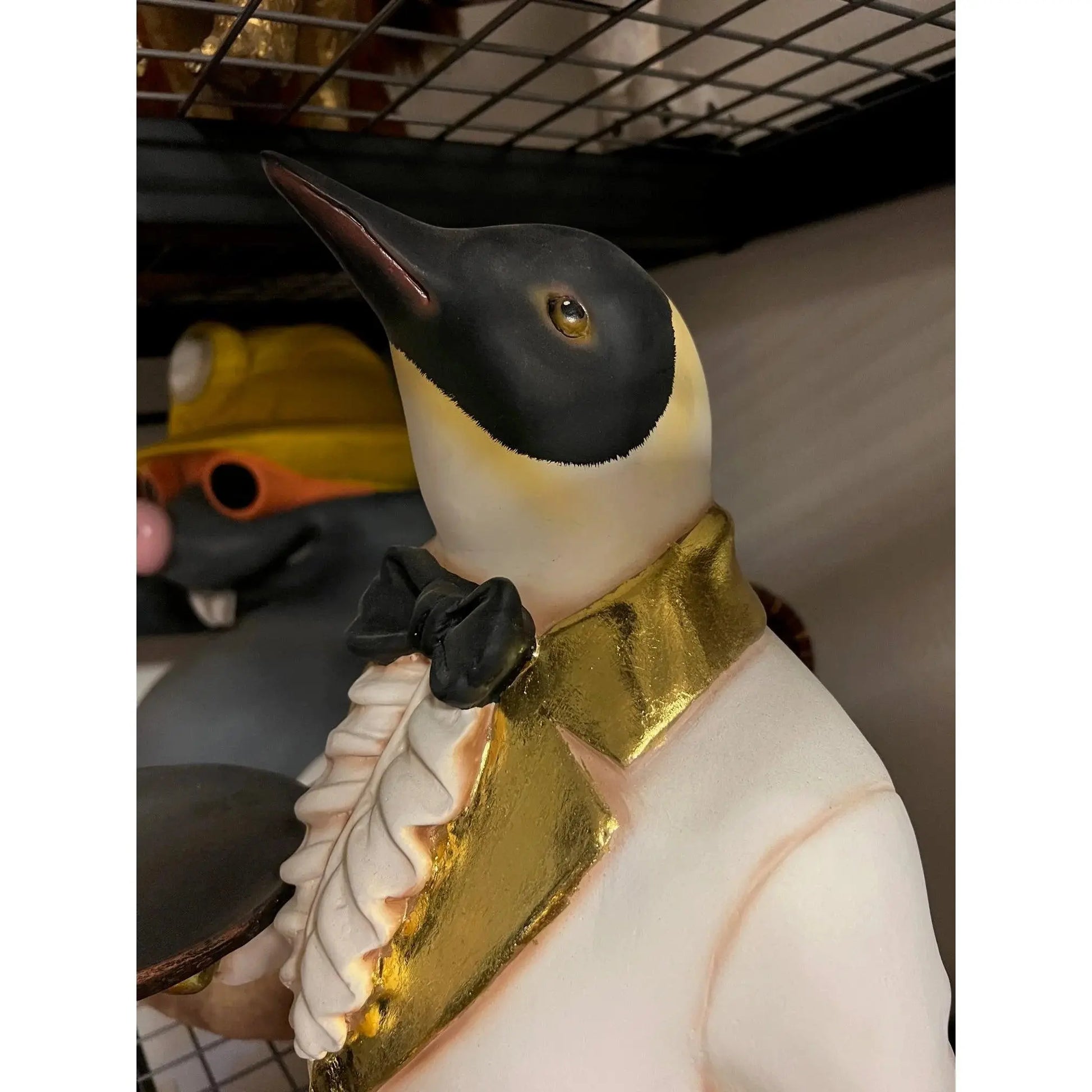 Small Penguin Butler Statue R0230-1947-A