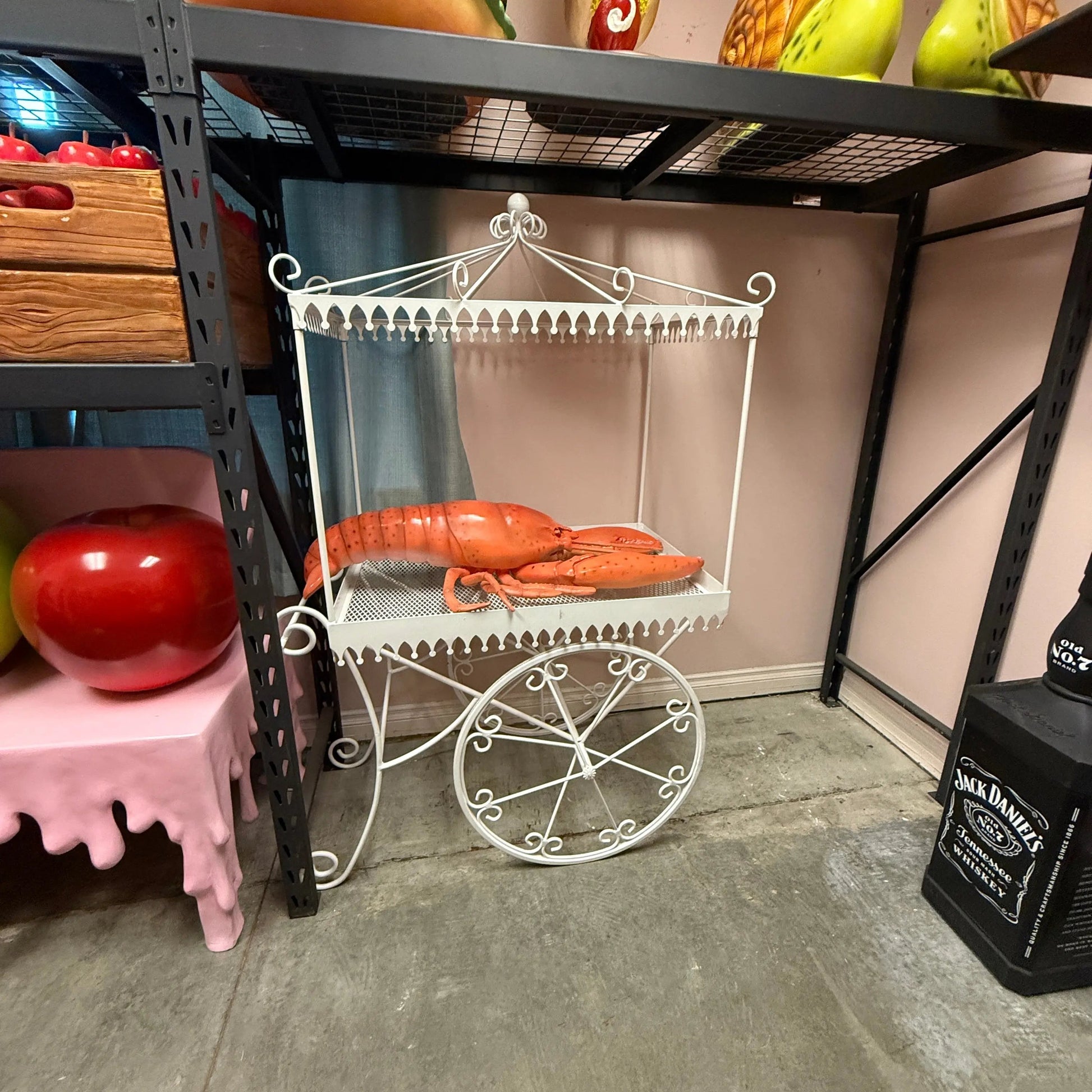 White Candy Cart CANDY-CART