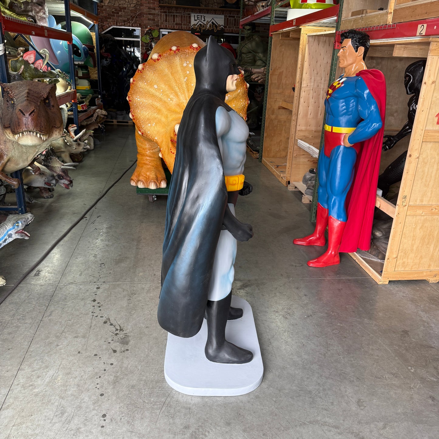 Night Man Super Hero Life Size Statue