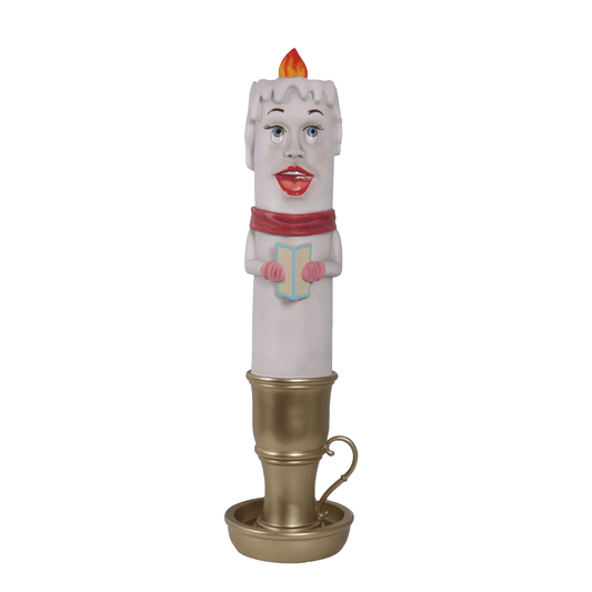 Female Candle Over Sized Statue - LM Treasures Prop Rentals