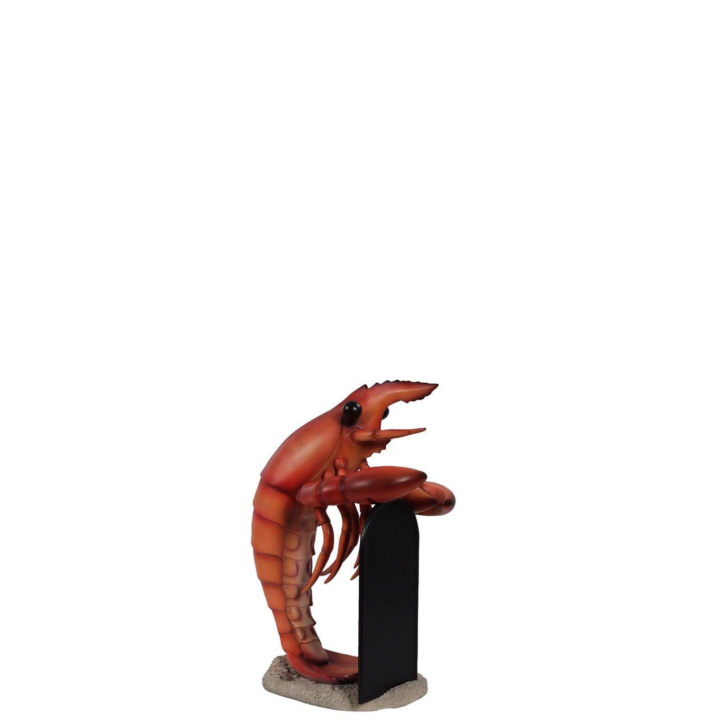 Lobster With Menu Statue - LM Treasures Prop Rentals