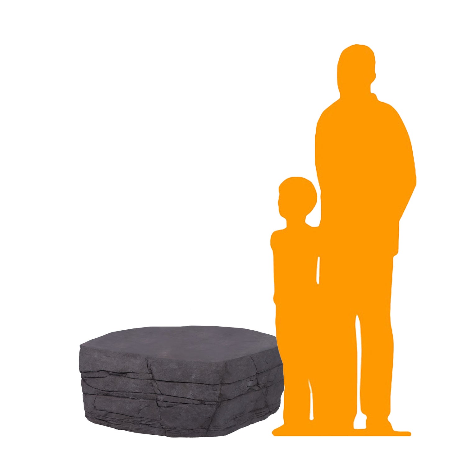 Large Rock Table Statue