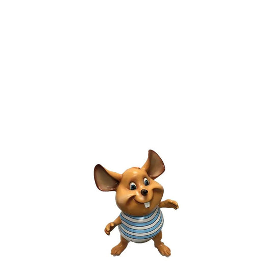 Standing Comic Blue Mouse Life Size Statue A0694B-2009-T