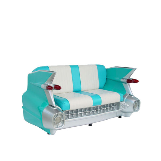 Turquoise Cadillac Car Sofa Life Size Statue
