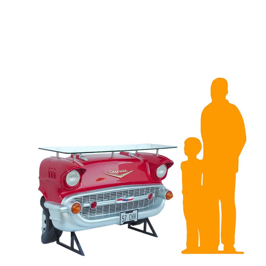Red Chevy Bar Life Size Statue F0019-2028-A
