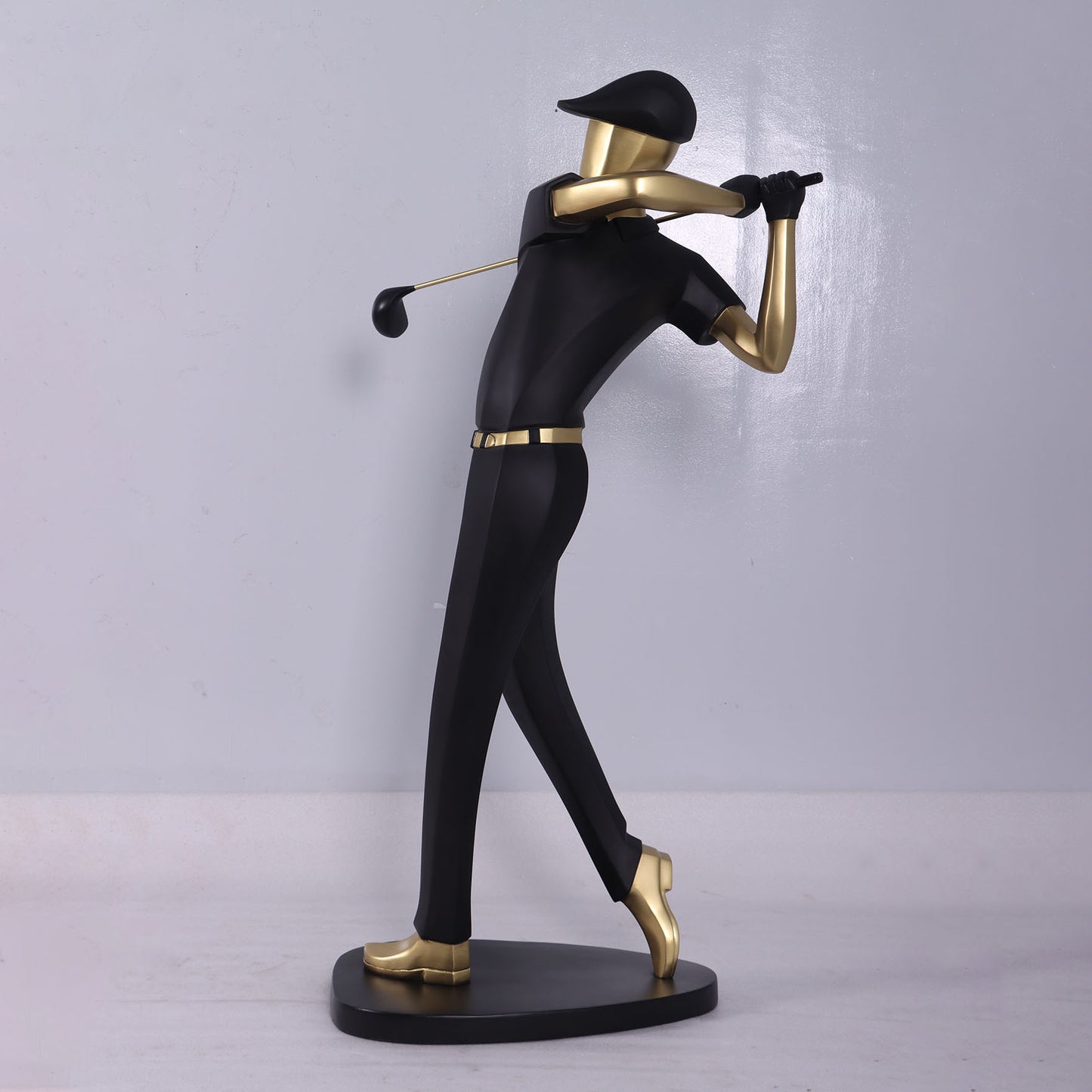 Modern Golfer Life Size Statue