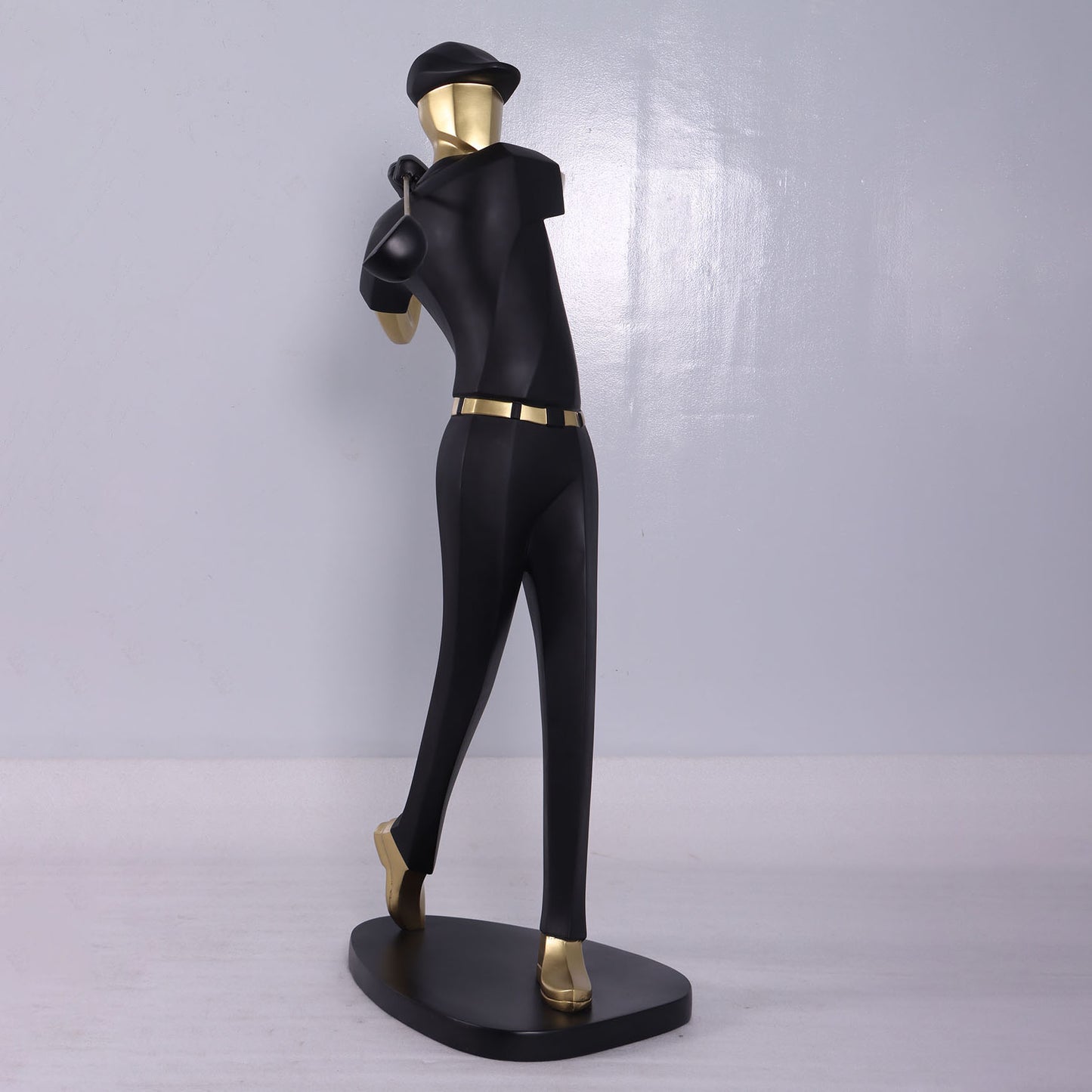 Modern Golfer Life Size Statue