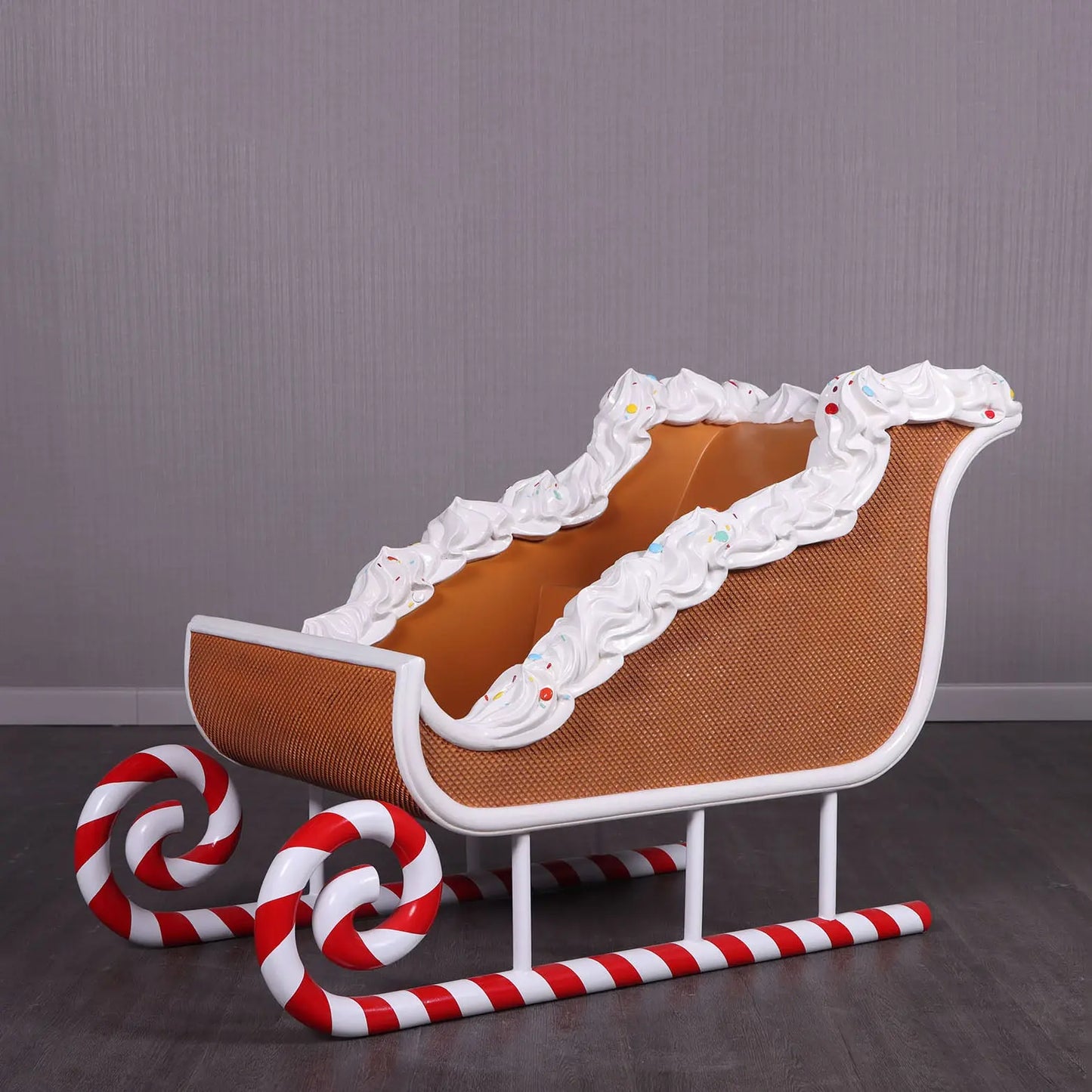 Candy Cane Sleigh Statue S0319-210108-H