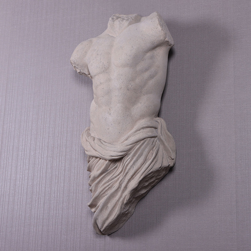 Male Stone Torso Wall Decor Statue M0127-210181-H